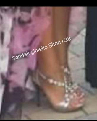 sandali in gioiello Shon n 38