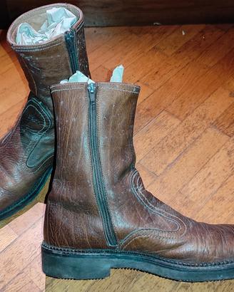 stivaletti in pelle Gallia vintage
