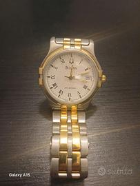 Orologio Bulova acciaio e oro