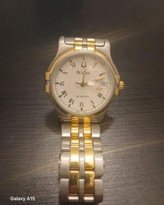 Orologio Bulova acciaio e oro