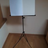 Leggio musicale pieghevole 