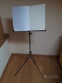 Leggio musicale pieghevole 