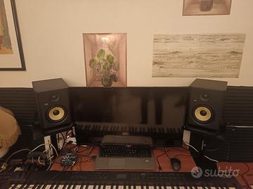 krk rp5 g5 coppia monitor da studio