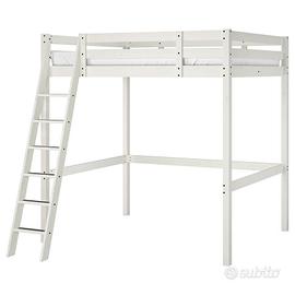 Letto a soppalco IKEA STORÅ bianco 140x200