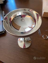 Set 6 coppe gelato silver plated