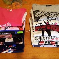 Lotto 15 magliette cotone donna nuove