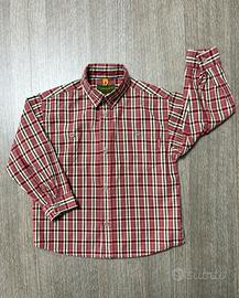 Camicia 3 anni bimbo Timberland quadretti bordeaux