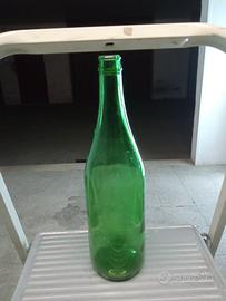 Damigiana  vetro - Bottiglie e vassoio ceramica