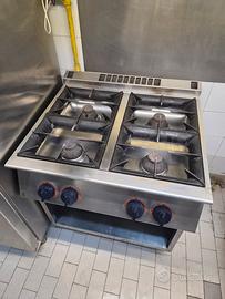 4 Fornelli Professionale 