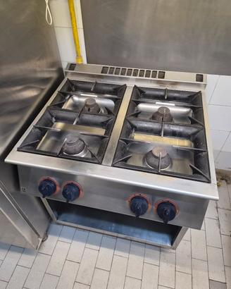 4 Fornelli Professionale 