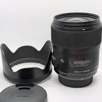 obiettivo sigma per Nikon 35mm f1.4 come nuovo