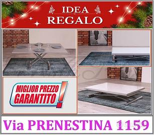 Tavolino Trasformabile Regolabile in altezza