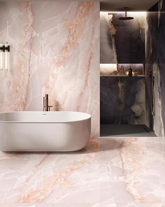 Pavimento in gres Tele di Marmo Onyx Emilceramica