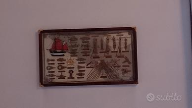 quadro con nodi marinari