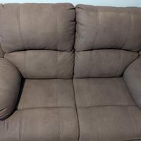 Divano 2 posti con 2 recliner manuali