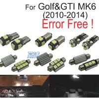 KIT 14 LAMPADE LED INTERNE PER VOLKSWAGEN VW GOLF 