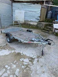 Carrello ellebi con pianale frenato ammortizzato