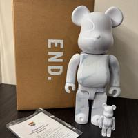 Medicom Bearbrick x END 100% & 400% set Marmo