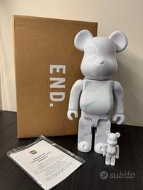 Medicom Bearbrick x END 100% & 400% set Marmo