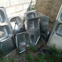 blocco 6 lavello di cucina inox acciaio