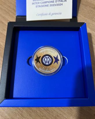 Medaglia Ufficiale Inter Campione d'Italia 23/24