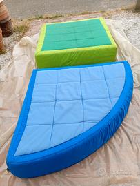WESCO 2 Pouf cm 120 per Scuola Cameretta Bambini