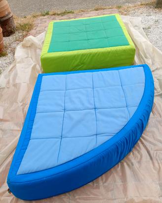 WESCO 2 Pouf cm 120 per Scuola Cameretta Bambini