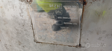 Serbatoio benzina inox 190 lt