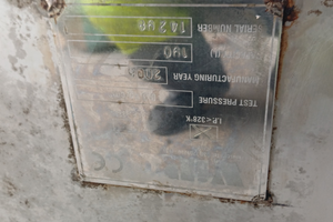 Serbatoio benzina inox 190 lt