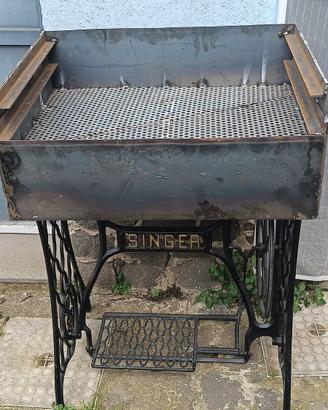 Barbecue Artigianale Singer Vintage 50x70