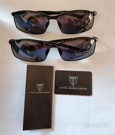 DUE OCCHIALI DA SOLE UNISEX MARCA *ATTCL SUNGLASS.