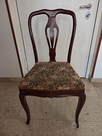 Sedia singola classica.