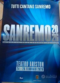 MANIFESTO ORIGINALE FESTIVAL DI SANREMO 2026