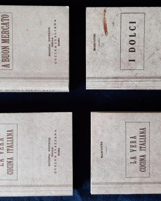 “La vera cucina italiana” 4 volumetti d'epoca