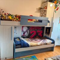 Camera a ponte 3 letti