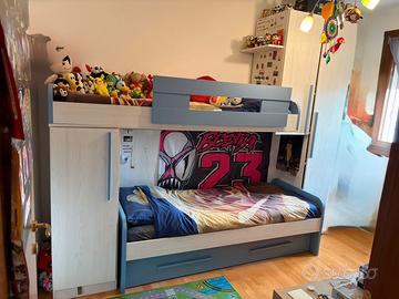 Camera a ponte 3 letti