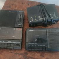 Radio mangiacassette e radiosveglia Philips Sony