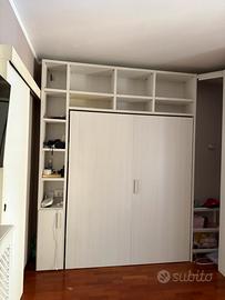 Armadio con letto a scomparsa