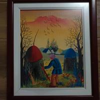 Vanovic Rokys Naif vintage quadro