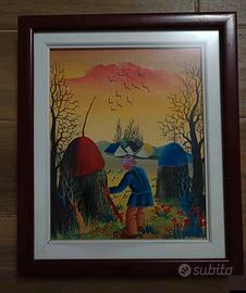 Vanovic Rokys Naif vintage quadro