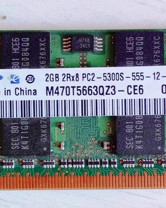RAM per laptop  netbook  notebook