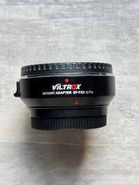 Viltrox EF-FX2 speedbooster Canon EF su Fujifilm X