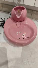 fontana per gatti in ceramica 