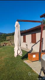 Ombrellone decentrato