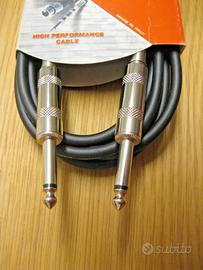 CAVO AUDIO MONO 2x6,35mm Jack 3m BULK100LU3 PROEL