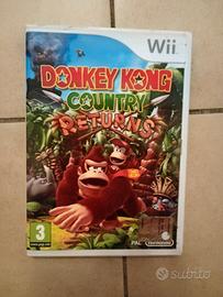 gioco Nintendo wii donkey Kong country returns 