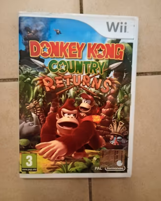 gioco Nintendo wii donkey Kong country returns 