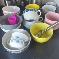 tazze di varia misura 