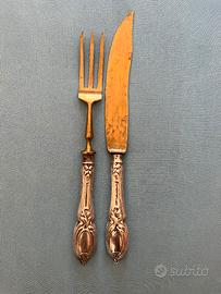 posate da dolce in argento