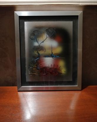 Quadro Vintage in acciaio 